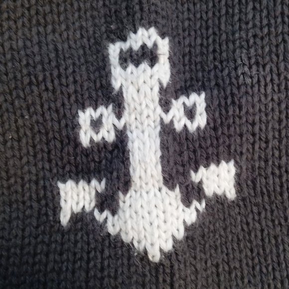 BabyGAP Dark Gray Knit Sweater With Whale Detail US 3-6M - Picture 4 of 7